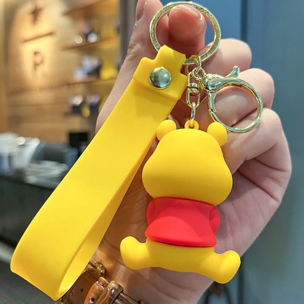 Yellow Winnie Pooh Key Holder - Picture 2 of 2